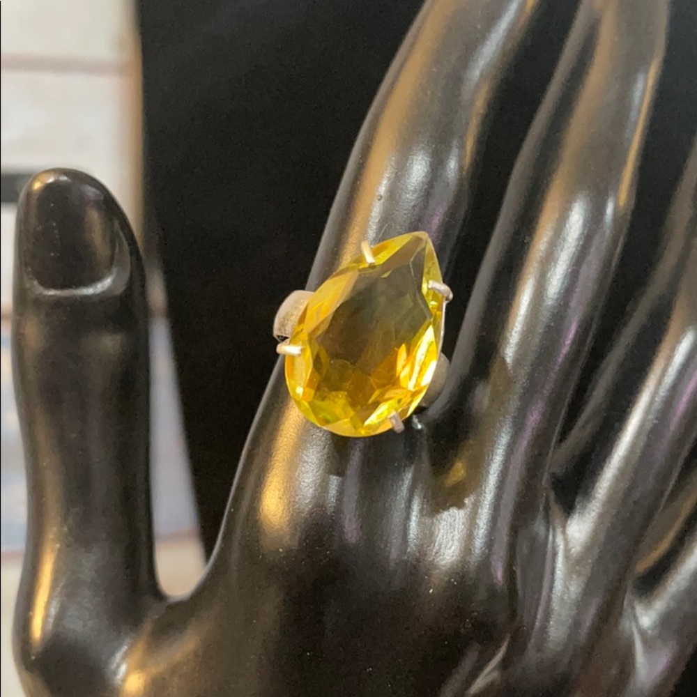 Genuine bicolor tourmaline gemstone in sterling. 8